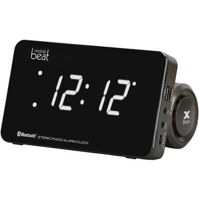 Mobile Beat CSS 1609 BT Radio alarm clock FM USB Battery charger Black-0