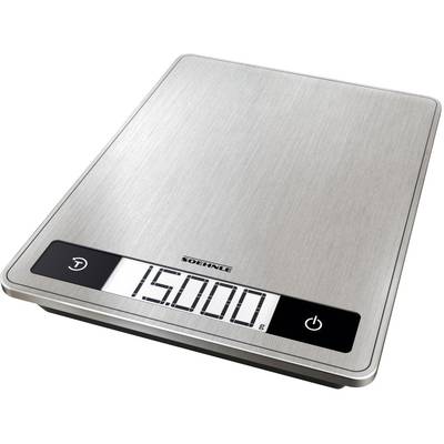 Soehnle KWD Page Profi 200 Digital kitchen scales digital, + wall mount Weight range=15 kg Stainless steel