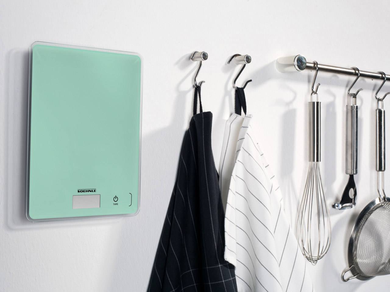 Soehnle KWD Page Compact 300 Mint Digital kitchen scales + wall mount Weight range=5 kg Mint-8