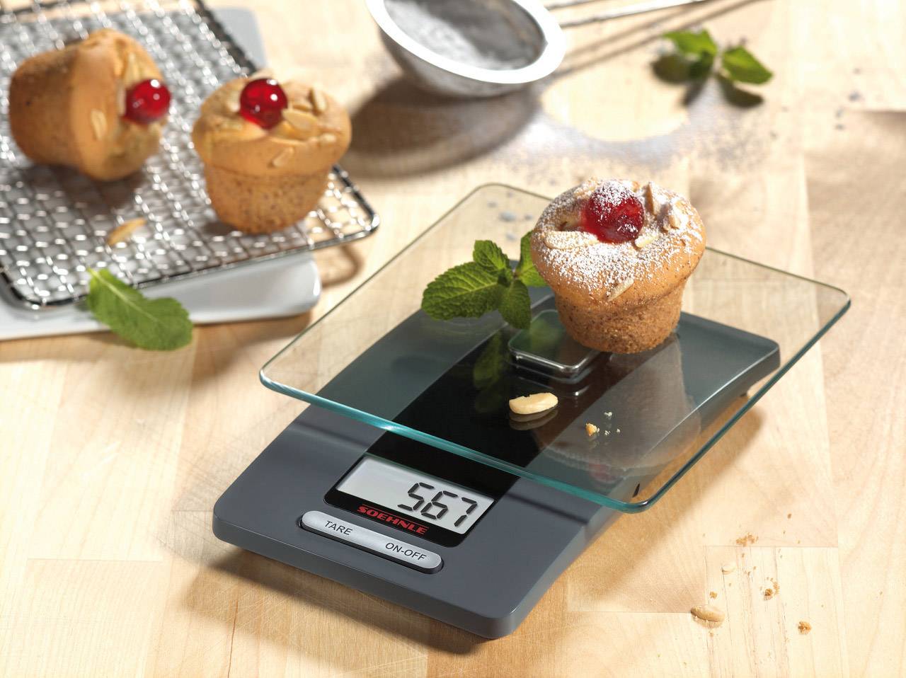 Soehnle KWD Fiesta Digital kitchen scales Weight range=5 kg Black 203 x 114 x 29-1