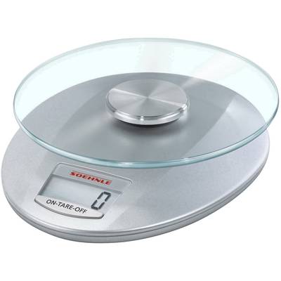 Soehnle KWD Roma silver Digital kitchen scales digital Weight range=5 kg Silver