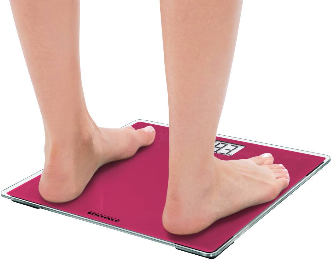 Leifheit PWD Style Sense Compact 200 Digital bathroom scales Weight range=180 kg Pink-5