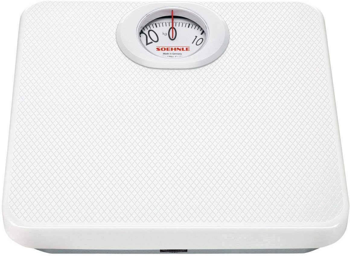 Soehnle Pwa Standard Analog Bathroom Scales Weight Range 130 Kg White Conrad Com