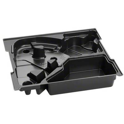 Black plastic packaging with multiple compartments, typical for electronic devices.<br><br>Note: The translation is already in British English, as there are no significant differences from American English in this context.