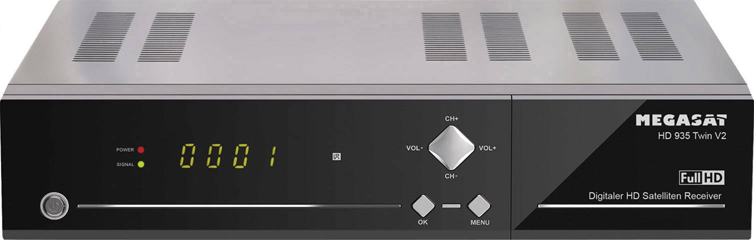 MegaSat HD 935 Twin V2 HD SAT receiver Recording function, Ethernet port, Twin tuner No. of tuners: 2