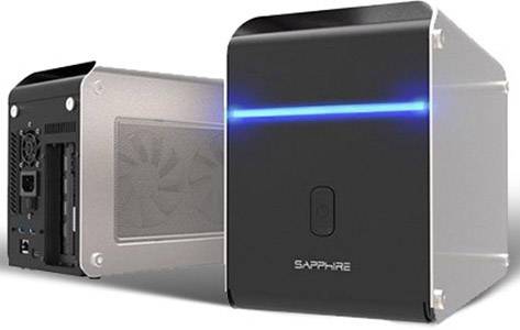 Sapphire eGPU enclosure GearBox USB 3.0, Thunderbolt 3