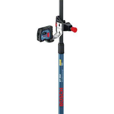 A Bosch levelling rod with laser mount, ideal for professional use in construction, with adjustable height.