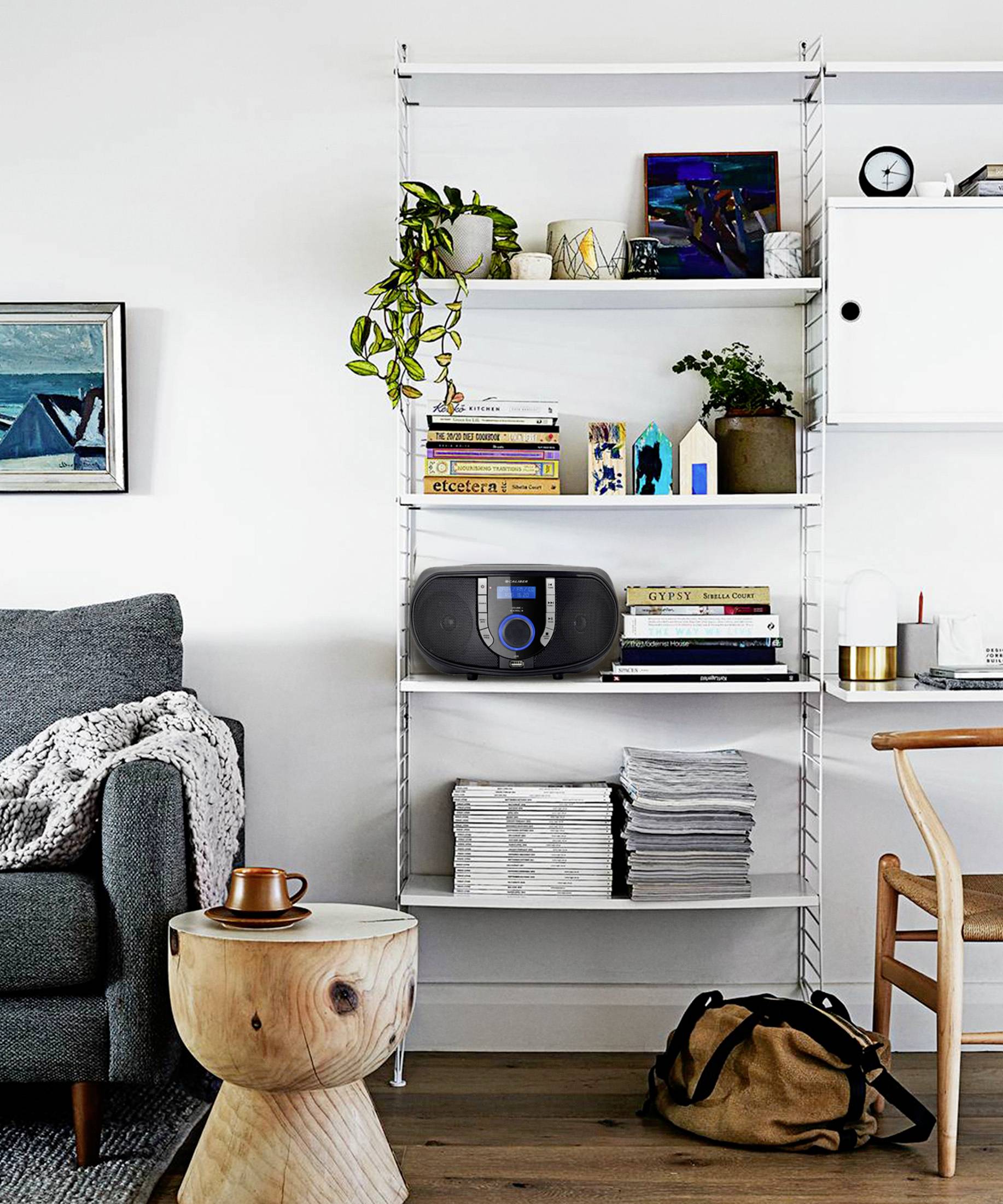 Caliber HBC433DAB-BT Radio CD player DAB+, FM AUX, Bluetooth, CD Black-1