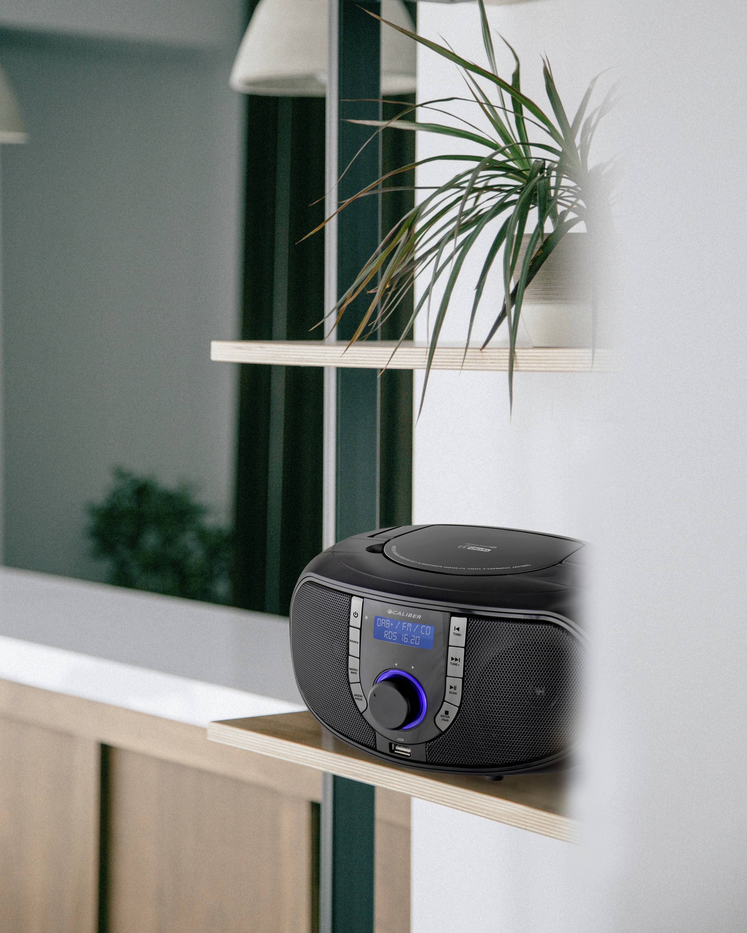 Caliber HBC433DAB-BT Radio CD player DAB+, FM AUX, Bluetooth, CD Black-2