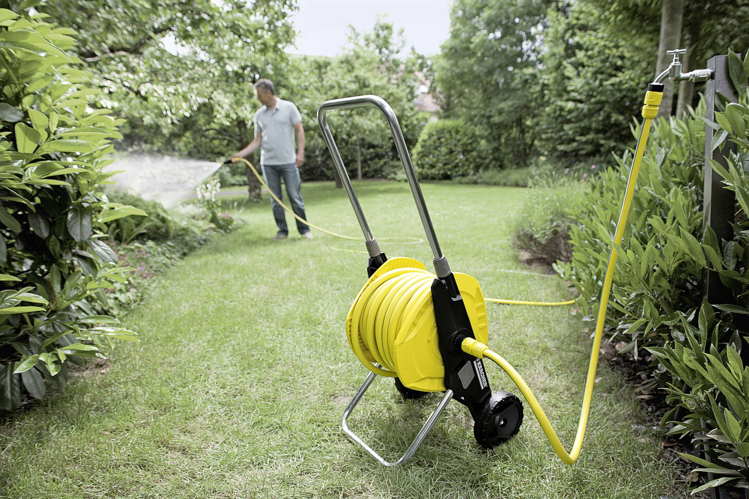 Kärcher Home & Garden 2.645-166.0 HT 3.420 KIT Hose cart 20 m 1/2" 1 pc(s) Yellow, Black-2