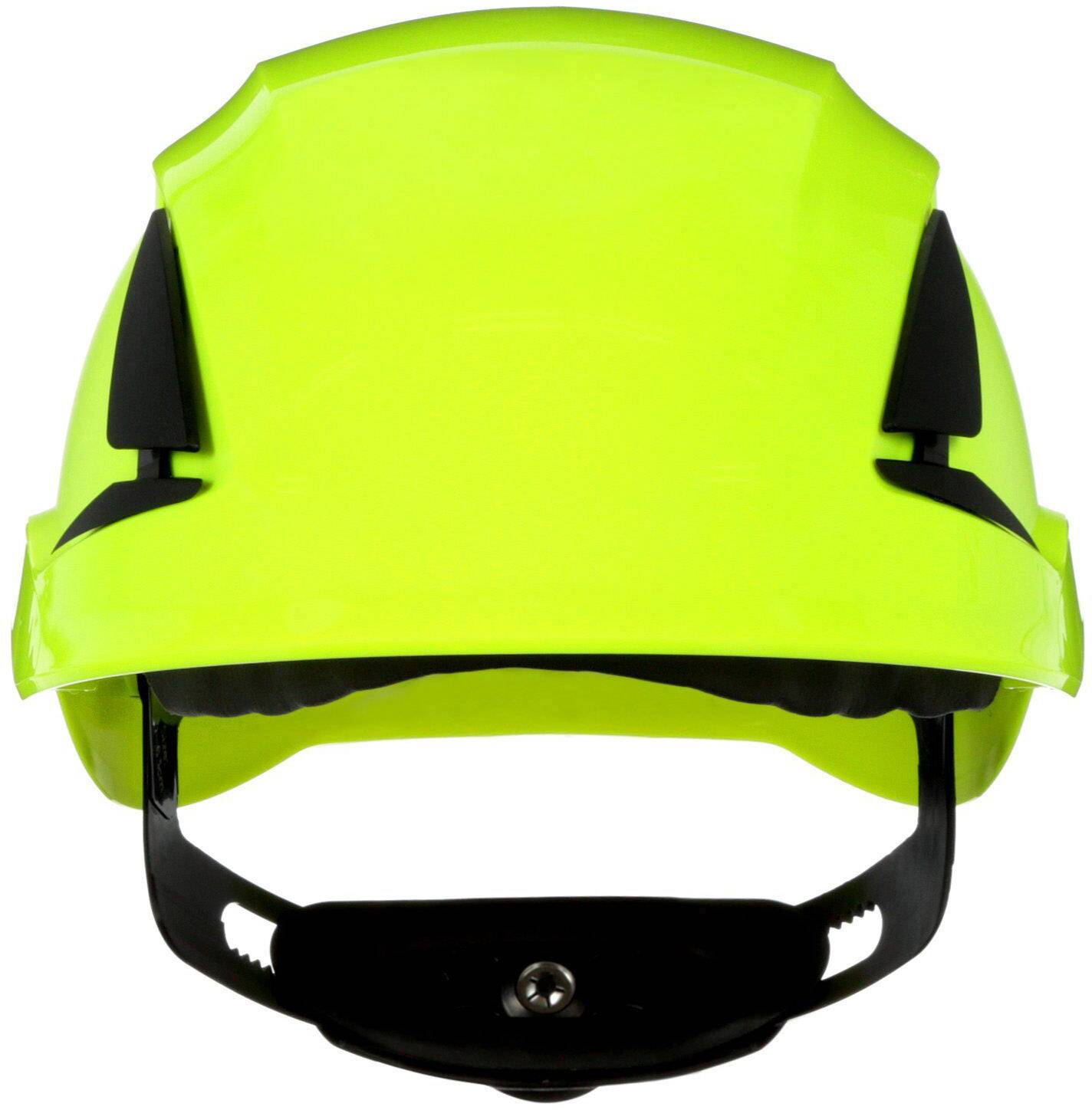 3M SecureFit X5514V-CE-4 Hard hat EN 420, EN 388 Neon green