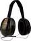 Black ear defenders by 3M Peltor, Optime II model, with metal headband and padded ear cups.
