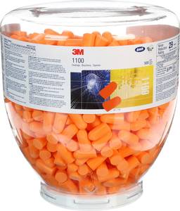 3M 1100B  Protective ear plug refill 35 dB Disposable EN 352-2   500 Pair