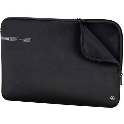 Black laptop bag with zip and the inscription 'Protection Sleeve', suitable for protecting laptops or tablets.