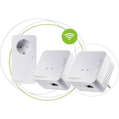 Devolo Magic 1 WiFi mini Multiroom Kit Powerline Wi-Fi networking kit 8570 DE Powerline, Wi-Fi 1200 MBit/s