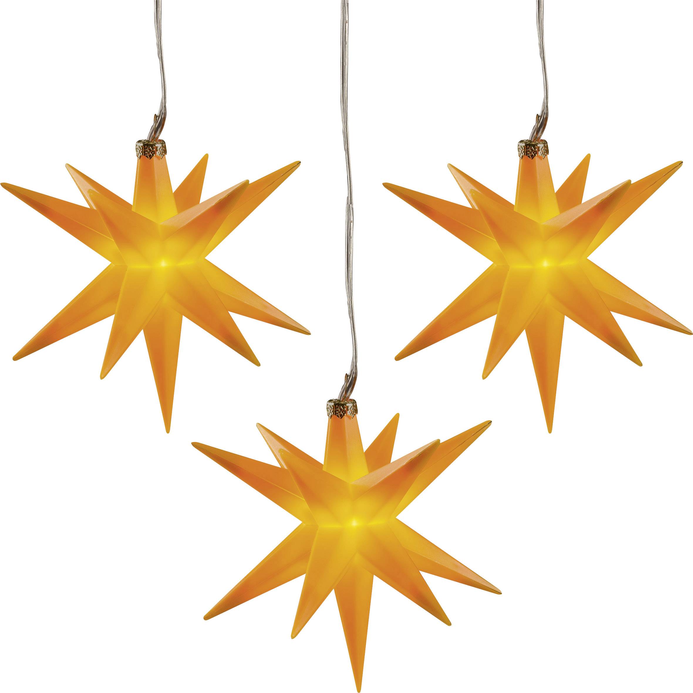 HGD CW62-1005 LED Christmas star Warm white LED (monochrome) Yellow-0