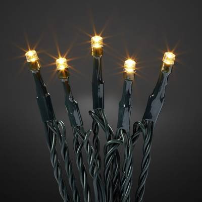 Hellum 576641 Micro holiday lights Outside mains-powered No. of bulbs 120 LED (monochrome) Amber Illuminated length: 11.