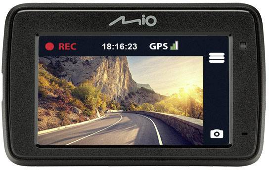 MIO MIVUE 731 Dashcam with GPS Horizontal viewing angle (max.)=130 ° Display, Proximity alert-1