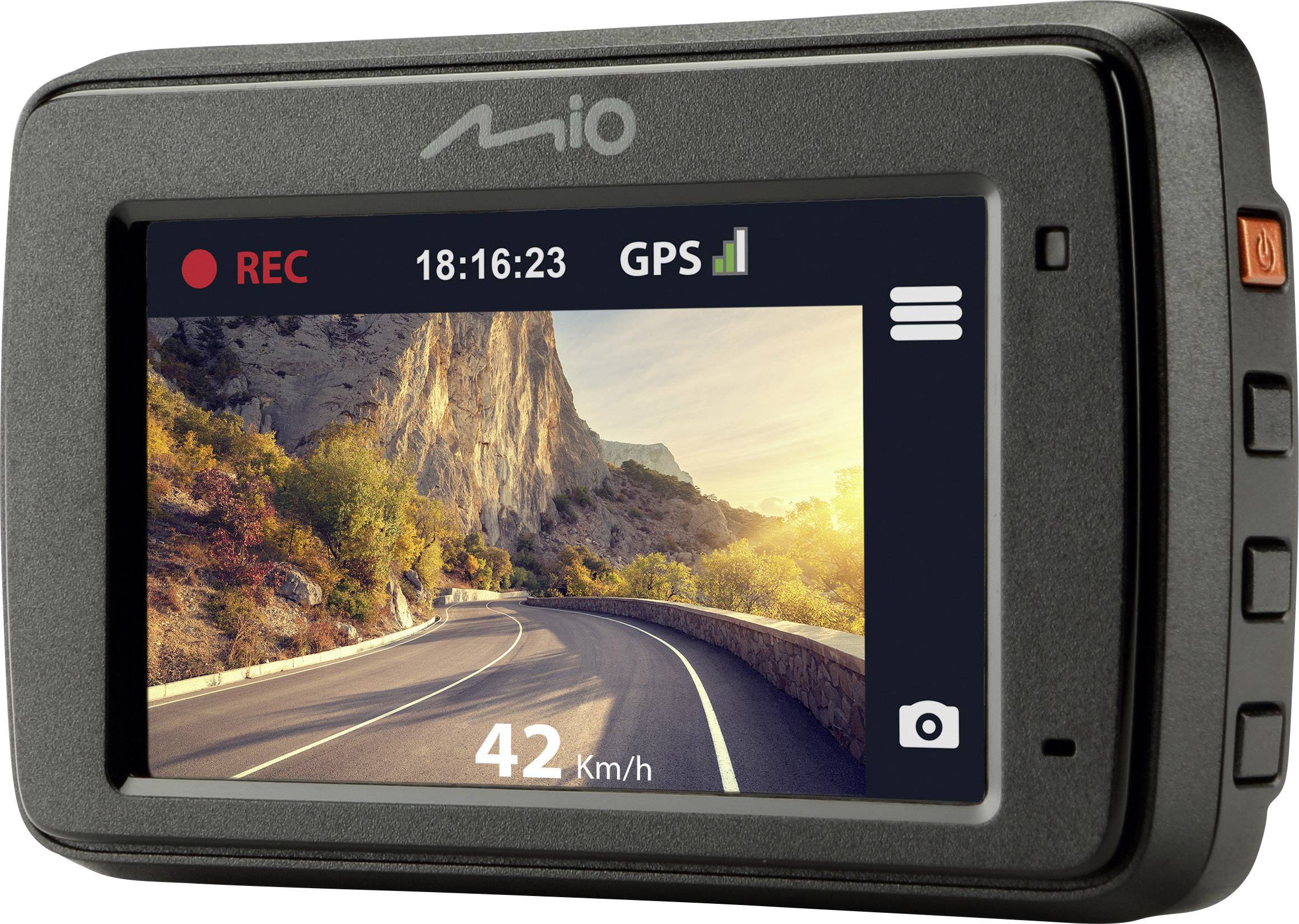 MIO MIVUE 731 Dashcam with GPS Horizontal viewing angle (max.)=130 ° Display, Proximity alert-6