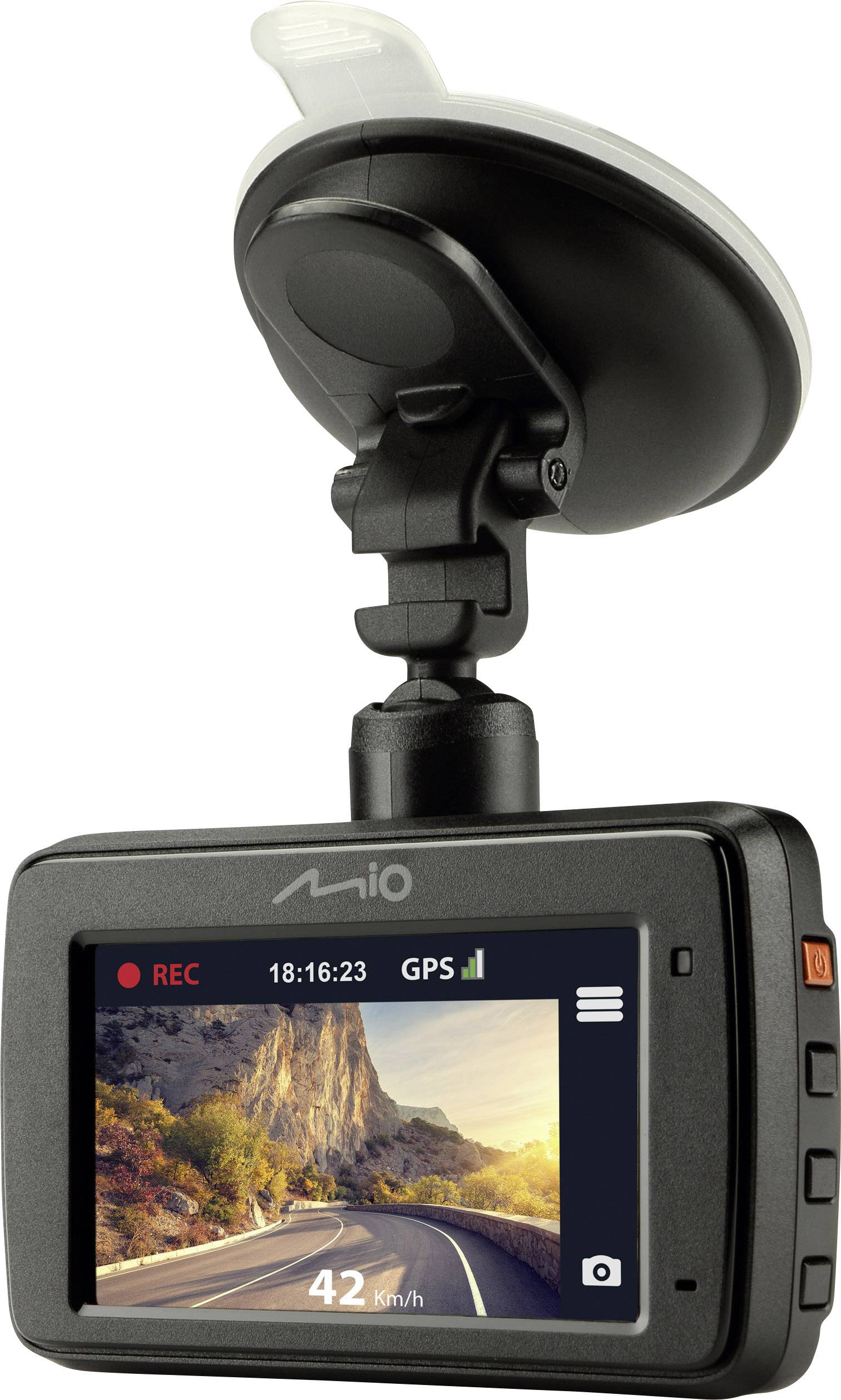 MIO MIVUE 731 Dashcam with GPS Horizontal viewing angle (max.)=130 ° Display, Proximity alert-7