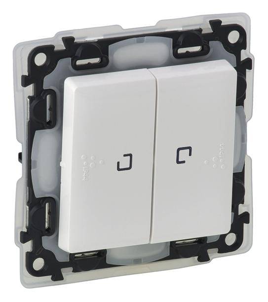 Legrand Toggle switch Valena Life/Allure White 752159 1 pc(s)