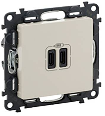 Legrand USB port Valena Life/Allure Beige 753207 5 pc(s)