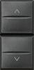 Legrand Shutter switch Axolute Anthracite HS4037 1 pc(s)
