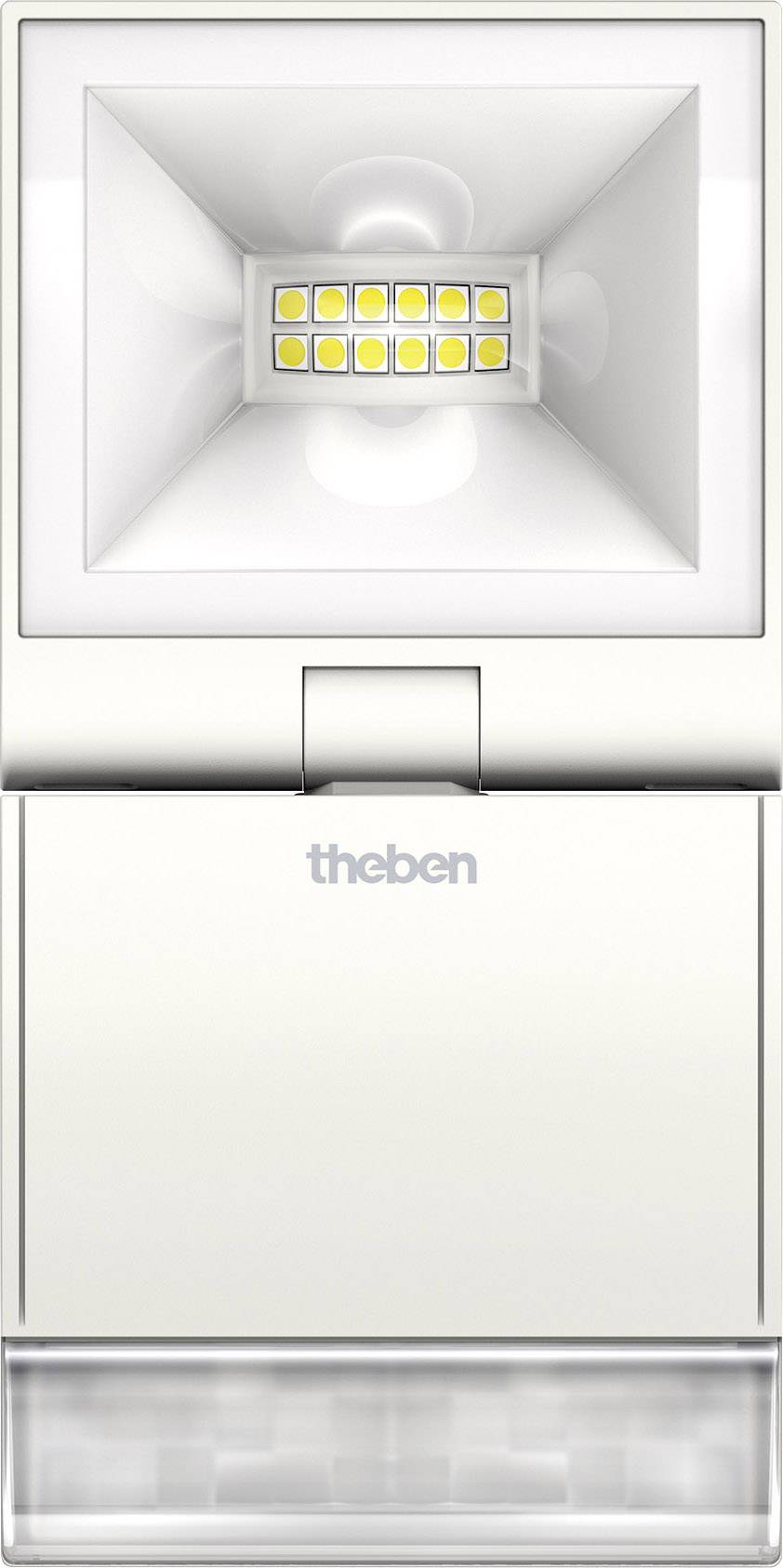 Theben theLeda S10 W WH 1020931 LED outdoor floodlight (+ motion detector) 10 W Colours (LEDs): White