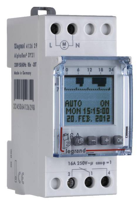 Legrand Legrand 412629 DIN rail mount timer digital 250 V | Conrad.com