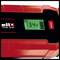 A red charger displays the voltage of '13.4V' and the battery charge status on a green display.