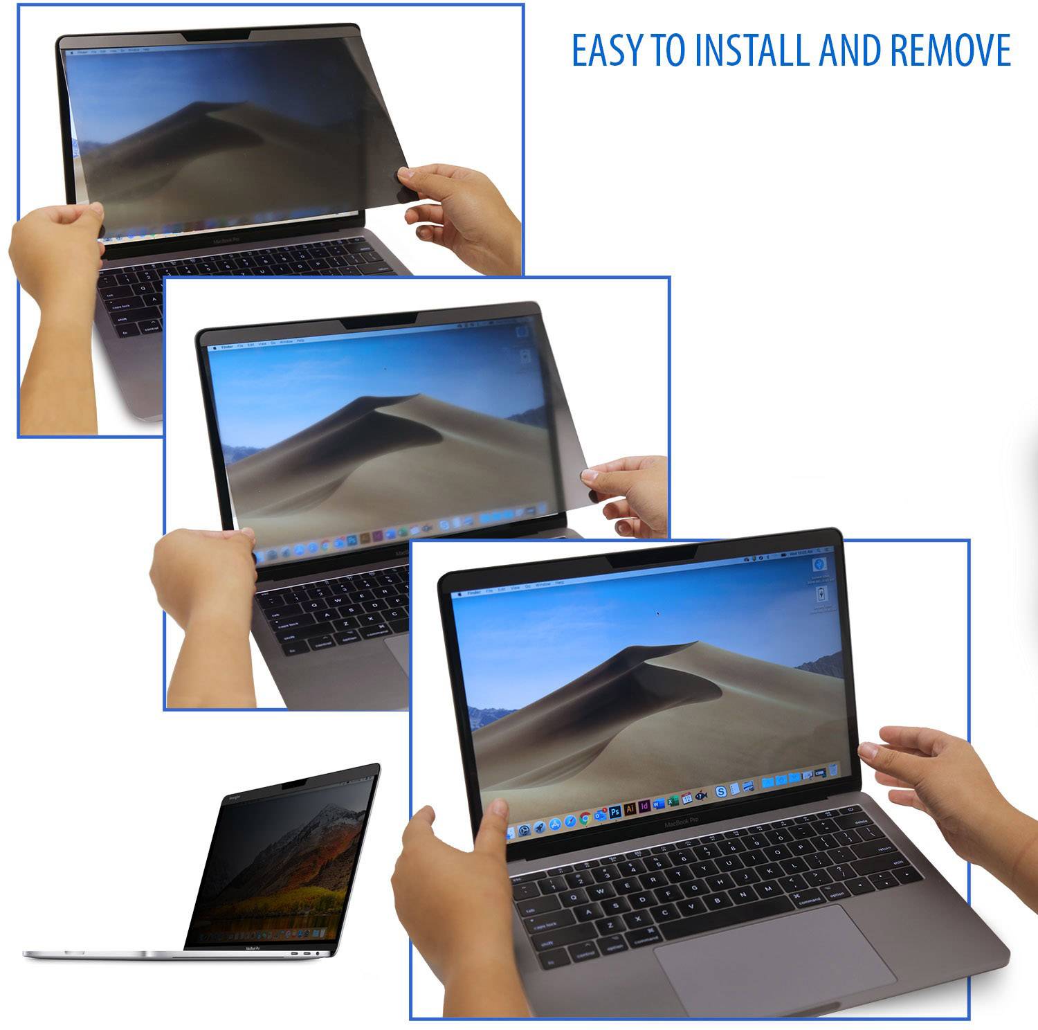 V7 Videoseven Privacy screen filter Laptop 38,1 cm (15") Image format: 16:9 PS154MGT-3E-1
