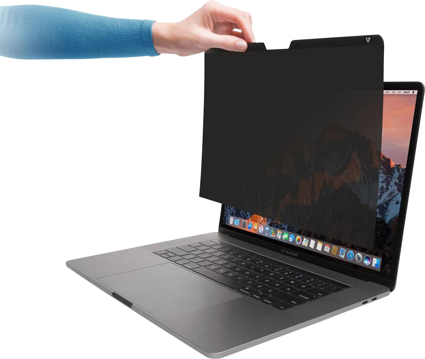 V7 Videoseven Privacy screen filter Laptop 38,1 cm (15") Image format: 16:9 PS154MGT-3E-4