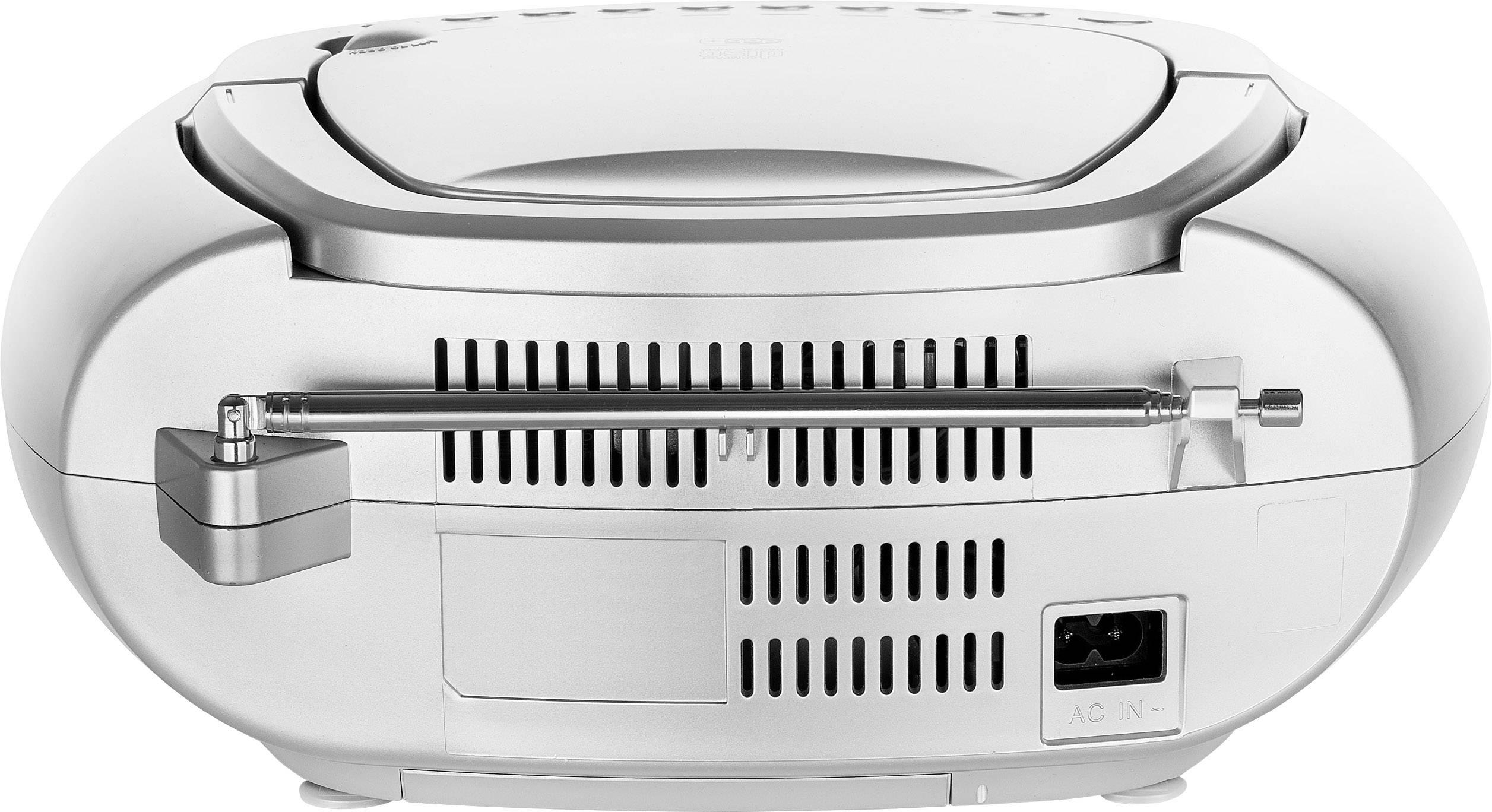 Dual DAB-P 170 Radio CD player DAB+, FM AUX, Bluetooth, CD, USB Battery charger Silver, Black-3