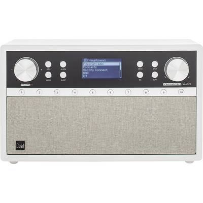 Dual Radiostation IR 105S Internet desk radio DAB+, FM AUX, Bluetooth, Internet radio Spotify Silver-0