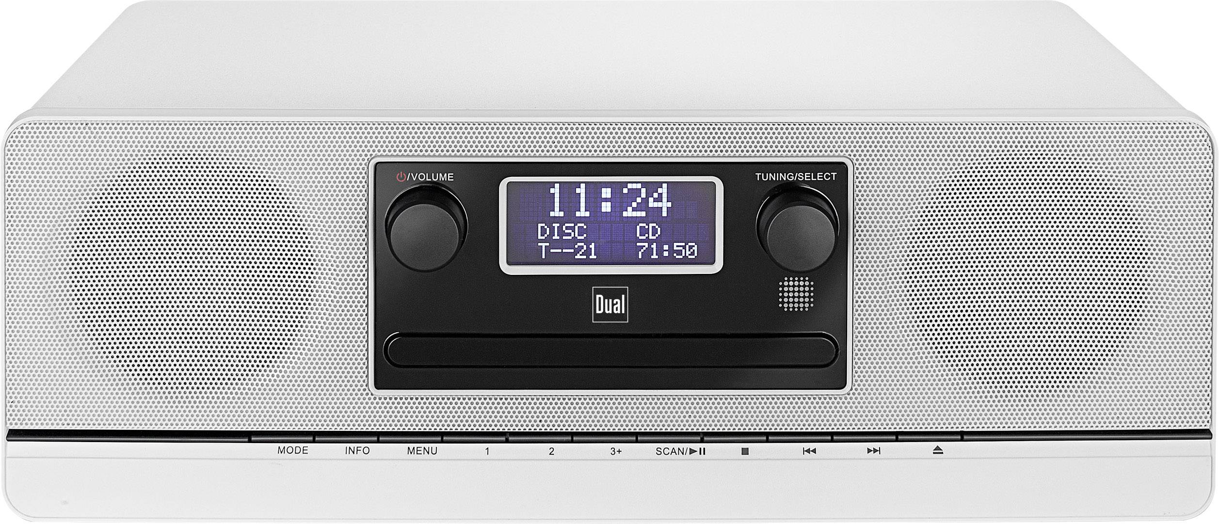 Dual DAB 420 BT Radio CD player DAB+, FM AUX, Bluetooth, CD White