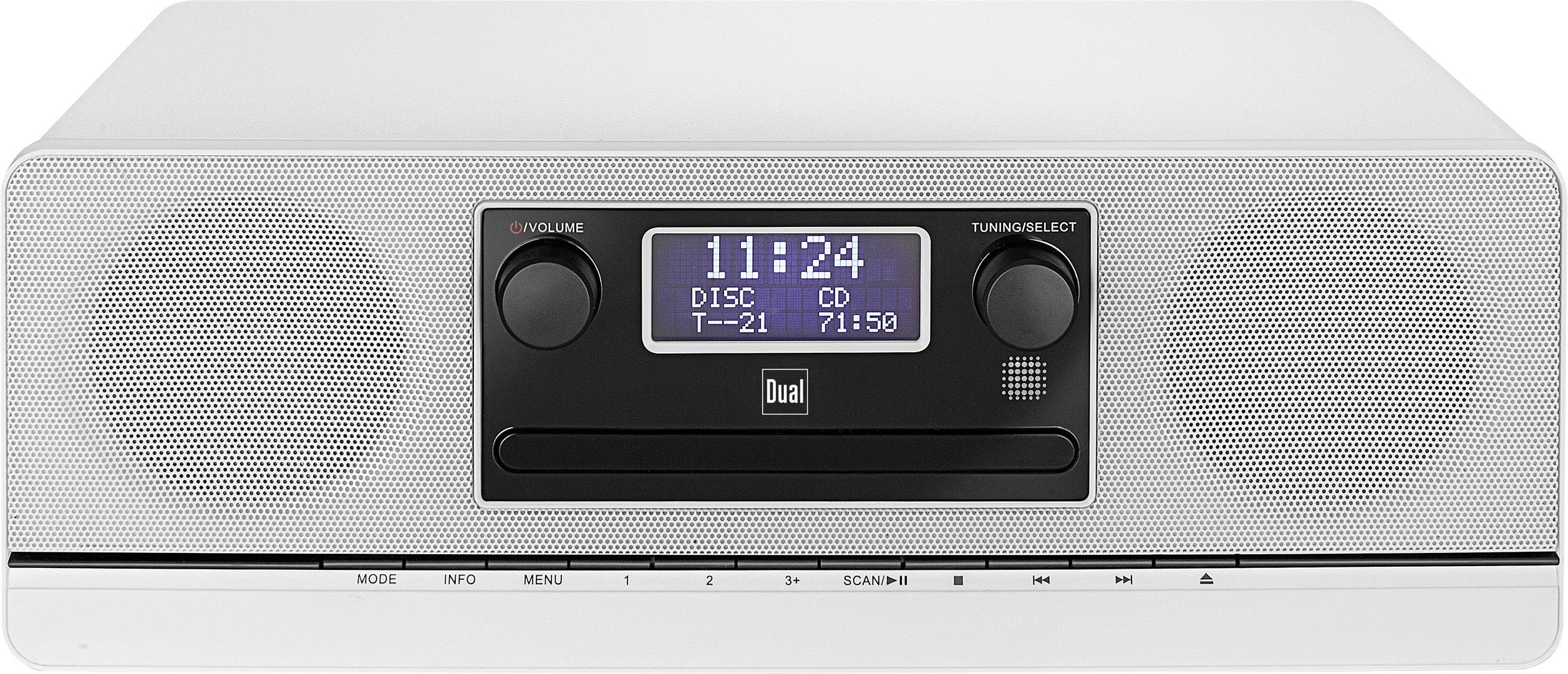 Acteur Inferieur In beweging Dual DAB 420 BT Radio CD player DAB+, FM AUX, Bluetooth, CD White |  Conrad.com