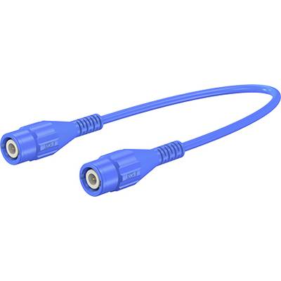 Stäubli XLSS-58 Safety test lead [BNC plug - BNC plug] 1.00 m Blue 1 pc(s)