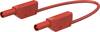 Stäubli SLK425-E Safety test lead 4 mm safety plug 4 mm safety plug 1.00 m Red 1 pc(s)