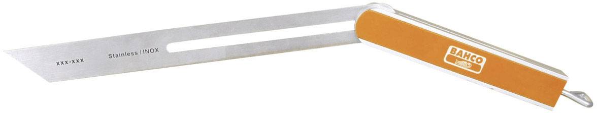 A diamond-shaped retractable blade with an orange plastic handle and metallic cap; useful for cutting tasks or DIY projects.