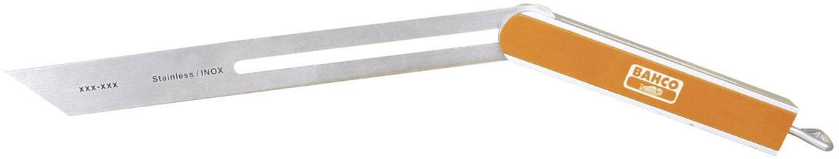 Orange-grey angled tool with 'Bahco' logo, used for precise markings and angle transfers in craftsmanship.
