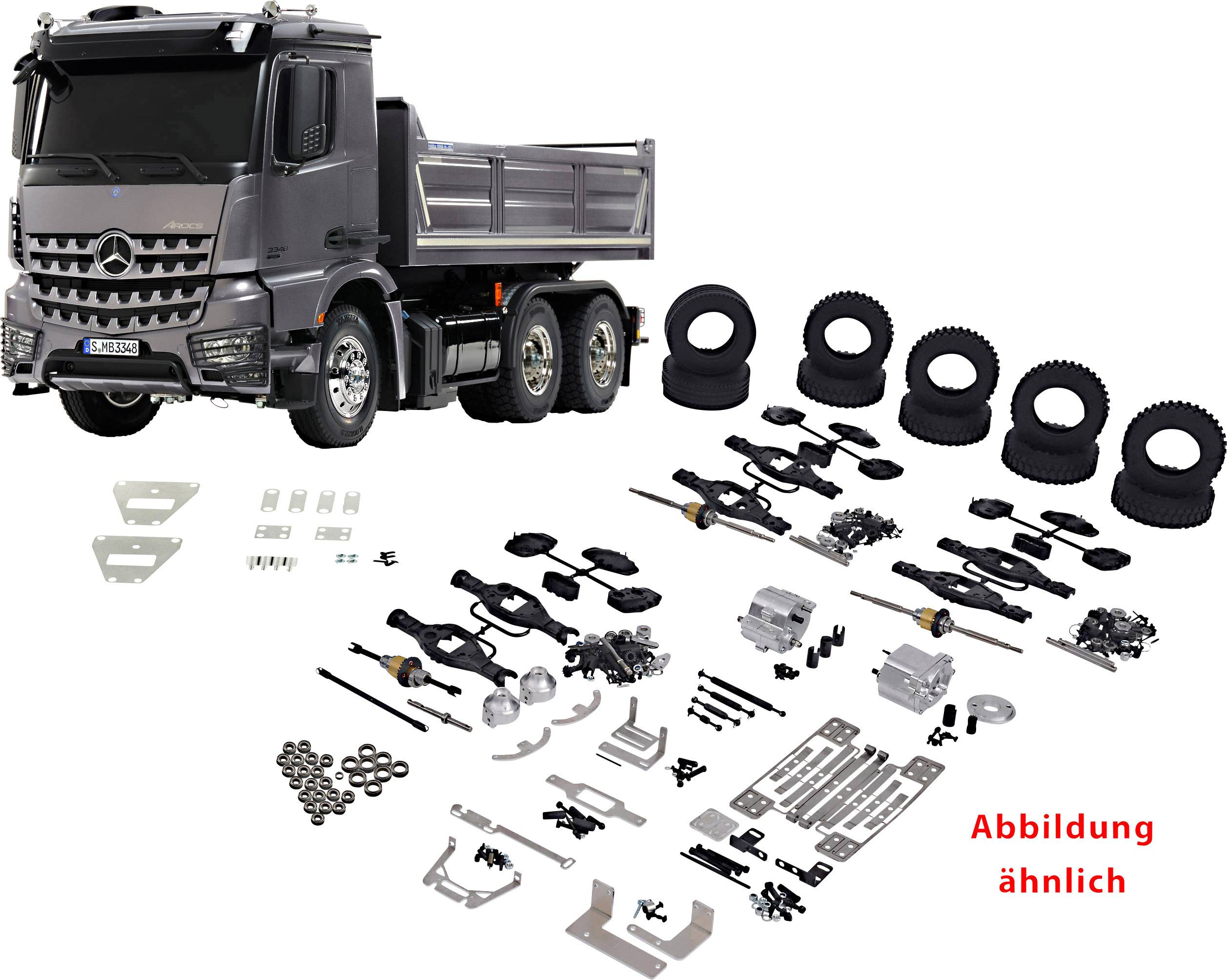 tamiya mercedes arocs 3348 tipper truck