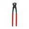 A pair of pliers with red handles, suitable for cutting or gripping wire or nails. Ideal for DIY and manual work.