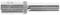 A silver socket extension, probably suitable for working with screws or nuts of an appropriate size.