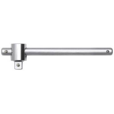 Metal T-handle ratchet with a round grip, typically used for torque applications and working in hard-to-reach areas.