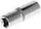 A chrome-plated socket with a knurled handle, marked with '9'. Commonly used for repair and assembly work.