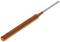 'Orange handle by PB Baumann with a silver shaft, used as a tool for metalworking or as a chisel.'