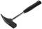 A black hammer with a silver handle and a tapered head, suitable for precise carpentry work.