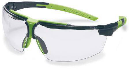 uvex i-3 s 9190 9190075 Safety glasses UV protection Anthracite, Lime