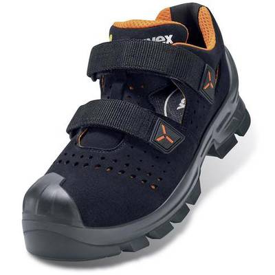 uvex 2 MACSOLE® 6520240 ESD Safety work sandals S1P Shoe size (EU): 40 Black, Orange 1 Pair