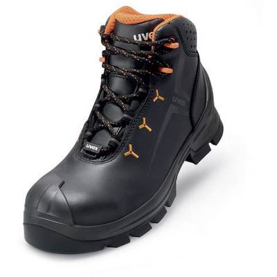 uvex 2 MACSOLE® 6523244 ESD Safety work boots S3 Shoe size (EU): 44 Black, Orange 1 Pair